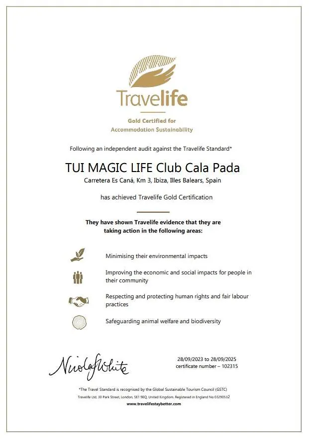****  Tui Magic Life Cala Pada Hotel Santa Eularia des Riu Spain
